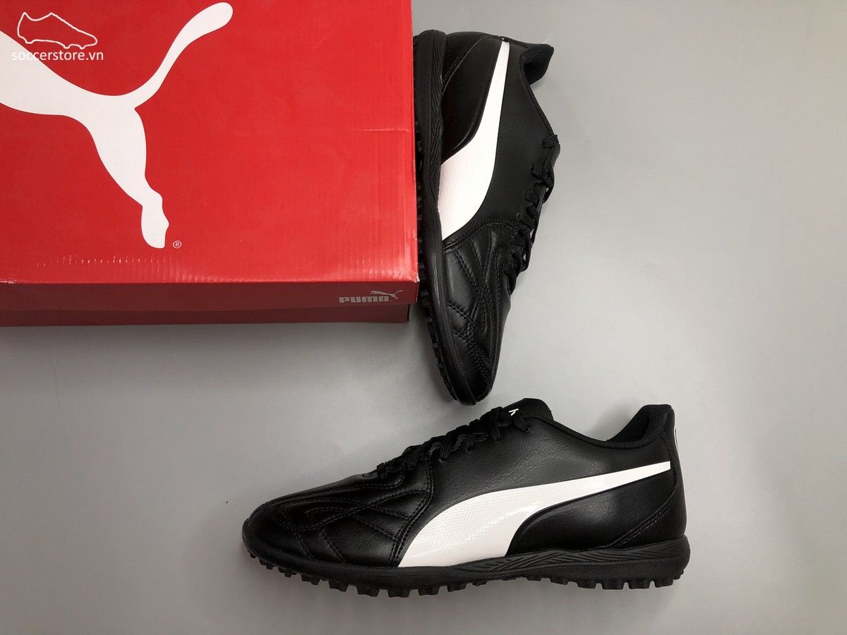 Puma King Hero TF màu đen trắng - 106556-01