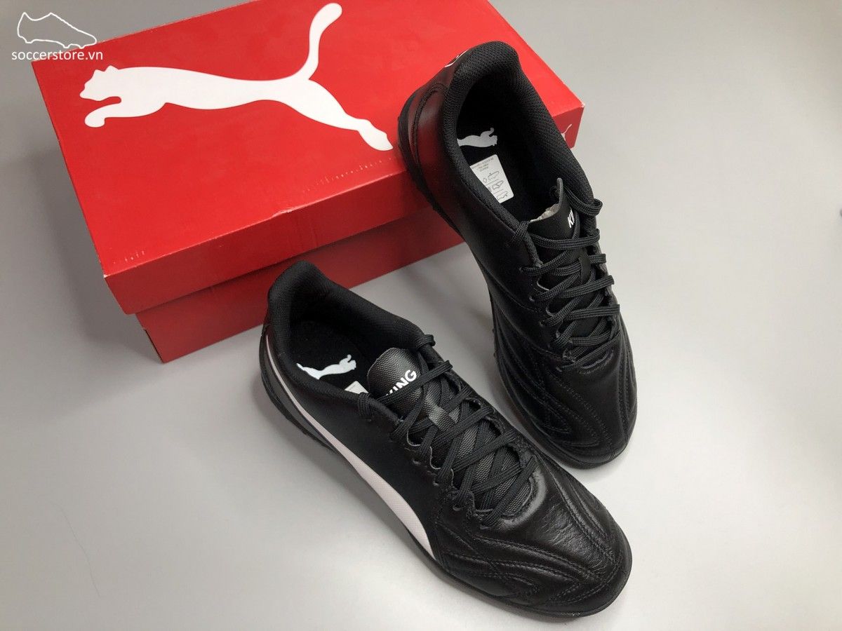 Puma King Hero TF màu đen trắng - 106556-01