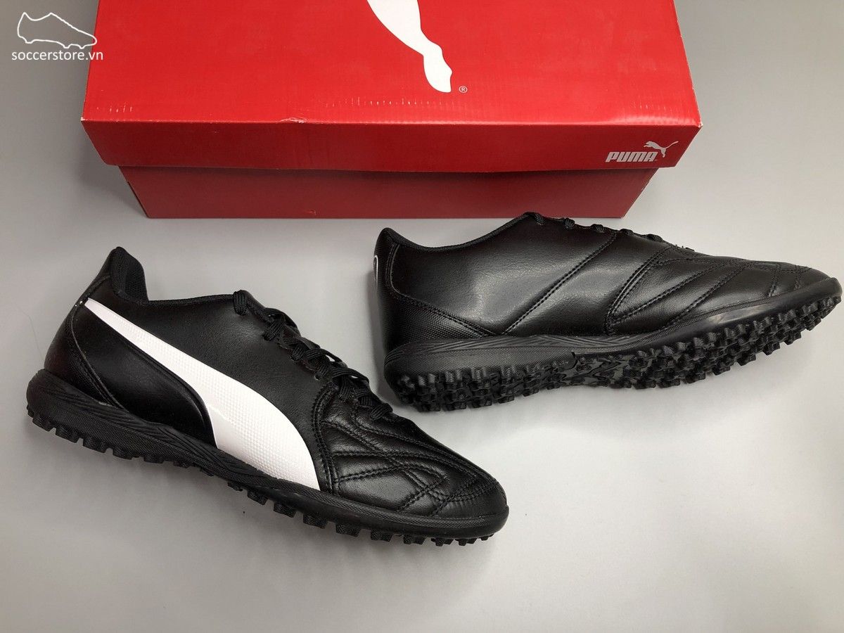 Puma King Hero TF màu đen trắng - 106556-01