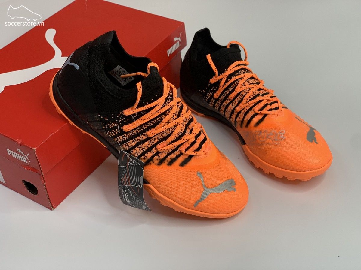 Puma Future Z 1.3 Pro Cage TF- màu đỏ cam đen - 106754-01