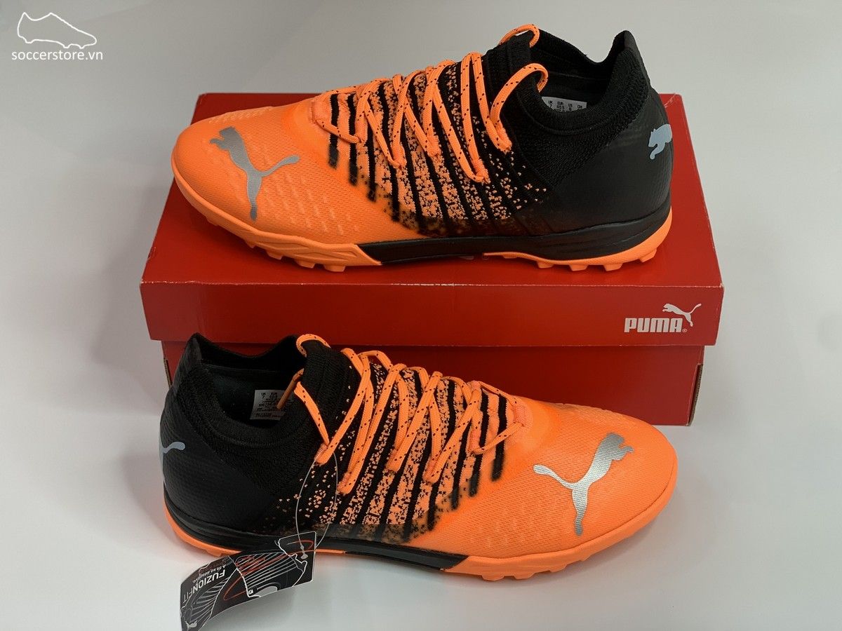 Puma Future Z 1.3 Pro Cage TF- màu đỏ cam đen - 106754-01