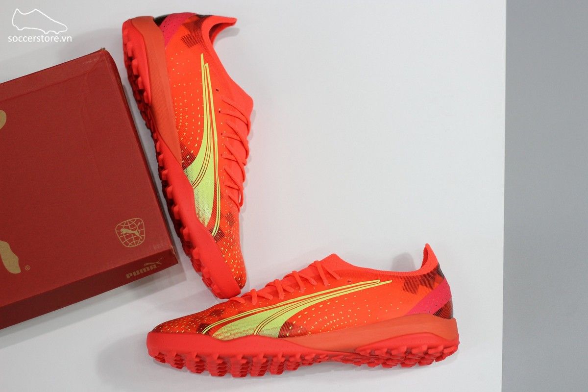 Puma Ultra Ultimate Cage TF World Cup 2022 màu đỏ cam - 106893-03