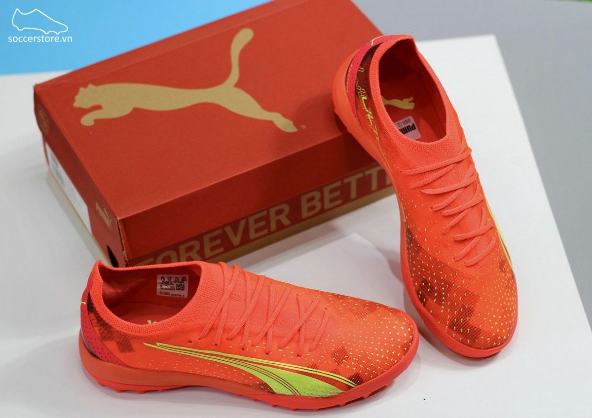 Puma Ultra Ultimate Cage TF World Cup 2022 màu đỏ cam - 106893-03