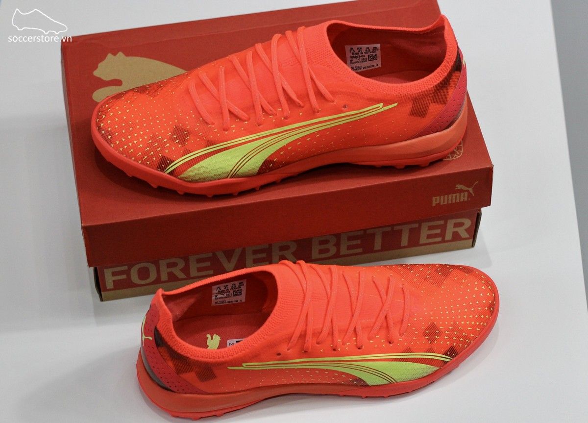 Puma Ultra Ultimate Cage TF World Cup 2022 màu đỏ cam - 106893-03