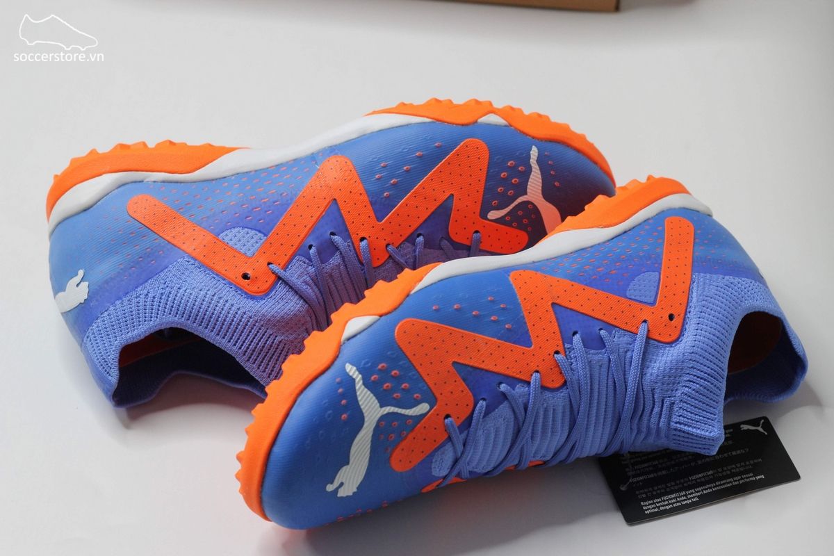 Puma Future Match TF màu xanh blue cam 107184-01