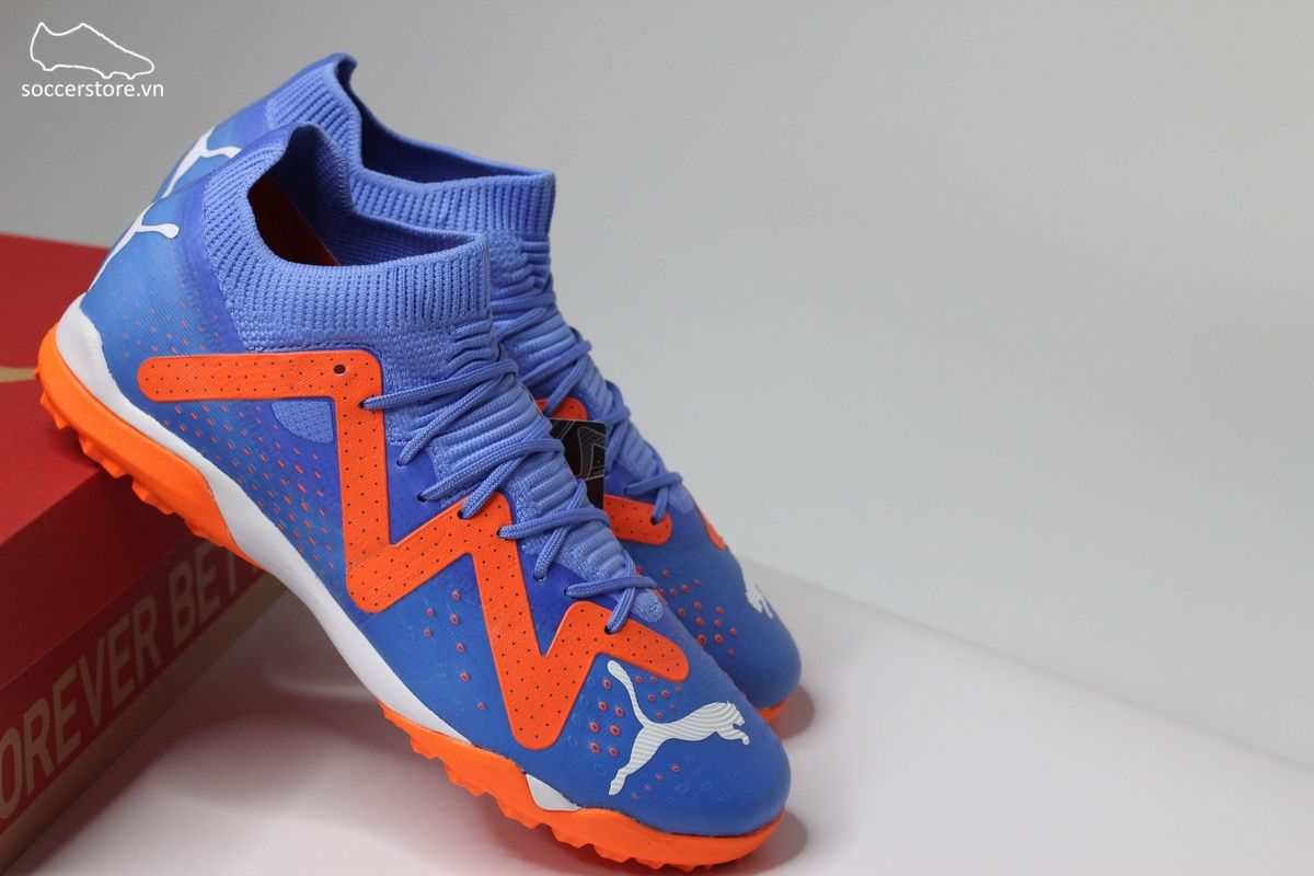 Puma Future Match TF màu xanh blue cam 107184-01