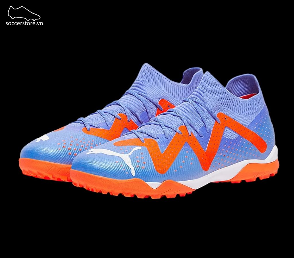 Puma Future Match TF màu xanh blue cam 107184-01