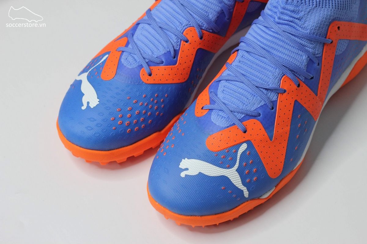 Puma Future Match TF màu xanh blue cam 107184-01