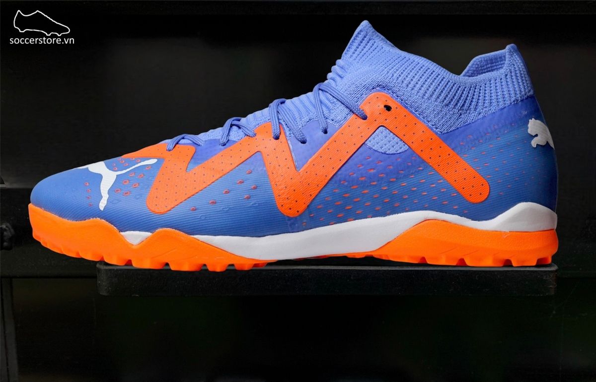 Puma Future Match TF màu xanh blue cam 107184-01