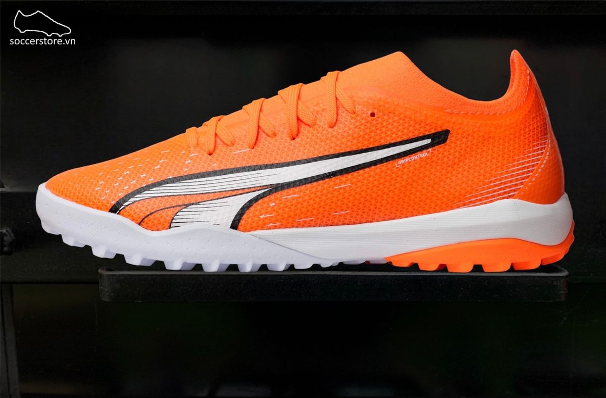 Puma Ultra Match TT TF màu cam trắng-107220-01