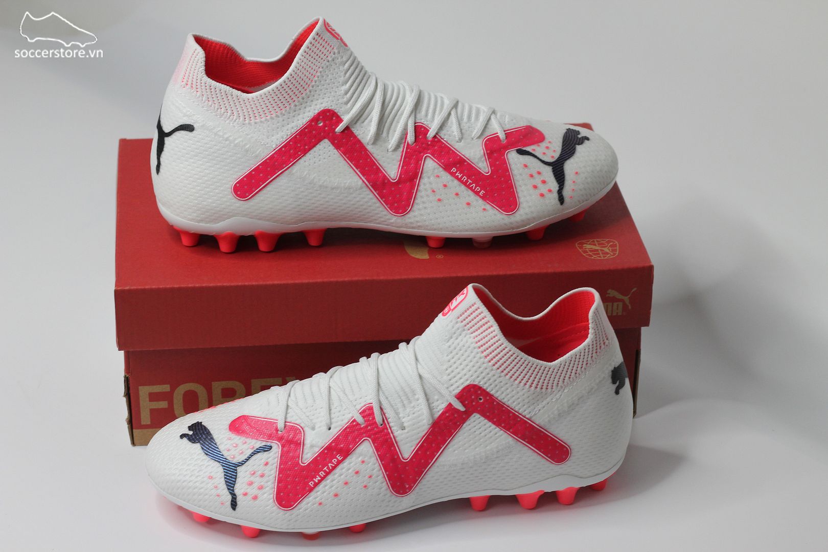 Puma Future Ultimate MG Breakthrough pack màu trắng đỏ - 107358-01