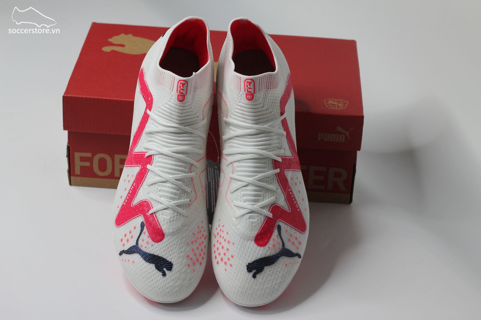 Puma Future Ultimate MG Breakthrough pack màu trắng đỏ - 107358-01