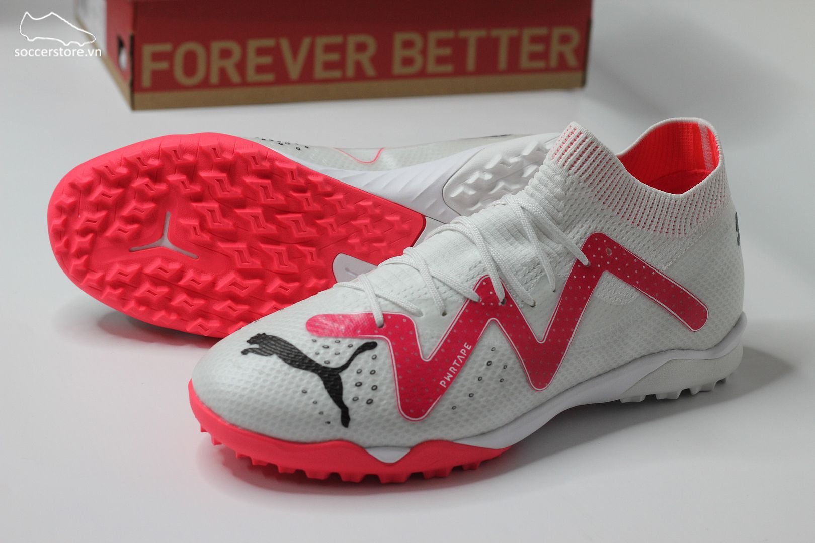 Puma Future Ultimate Cage TF Breakthrough pack màu trắng đỏ 107364-01