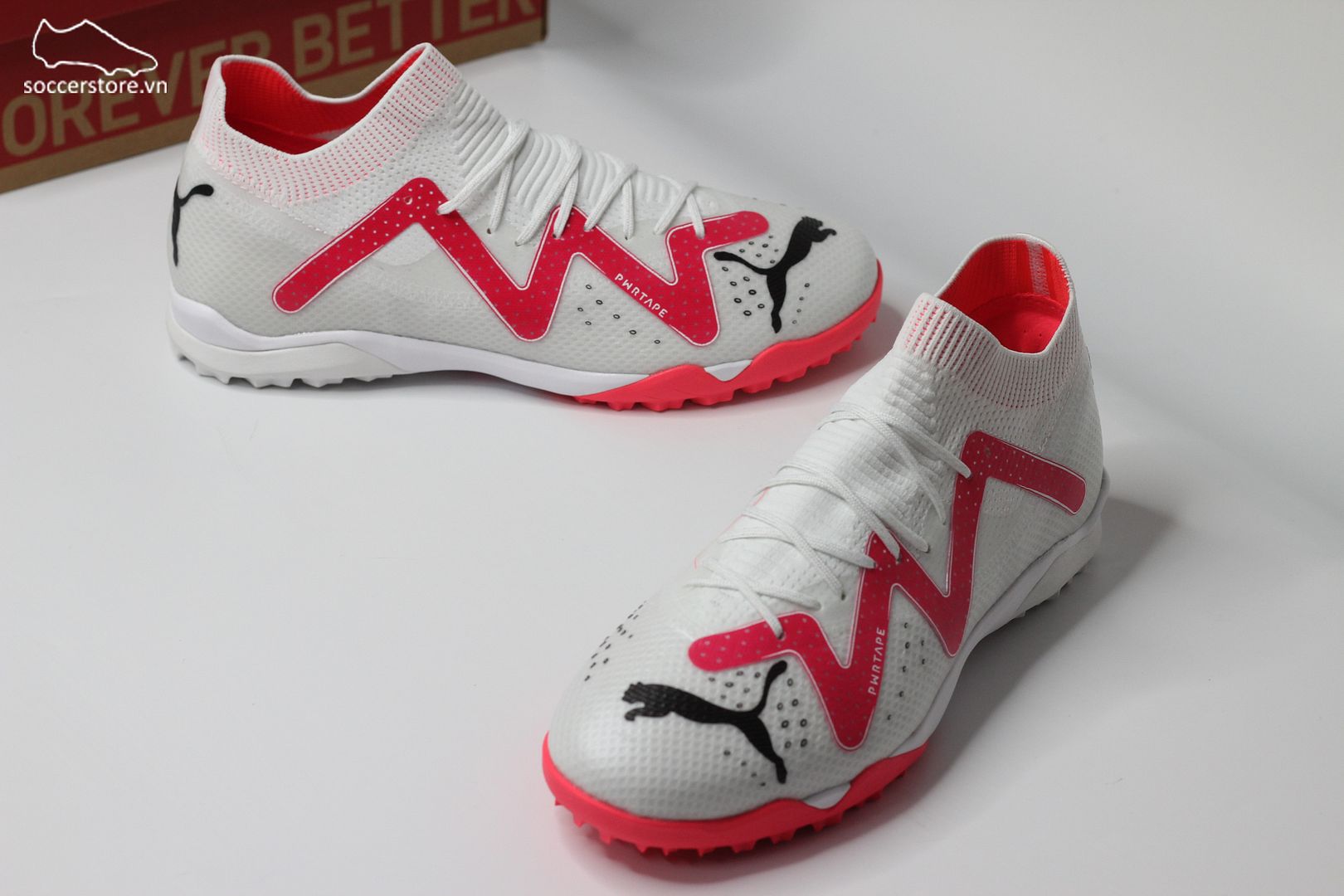 Puma Future Ultimate Cage TF Breakthrough pack màu trắng đỏ 107364-01
