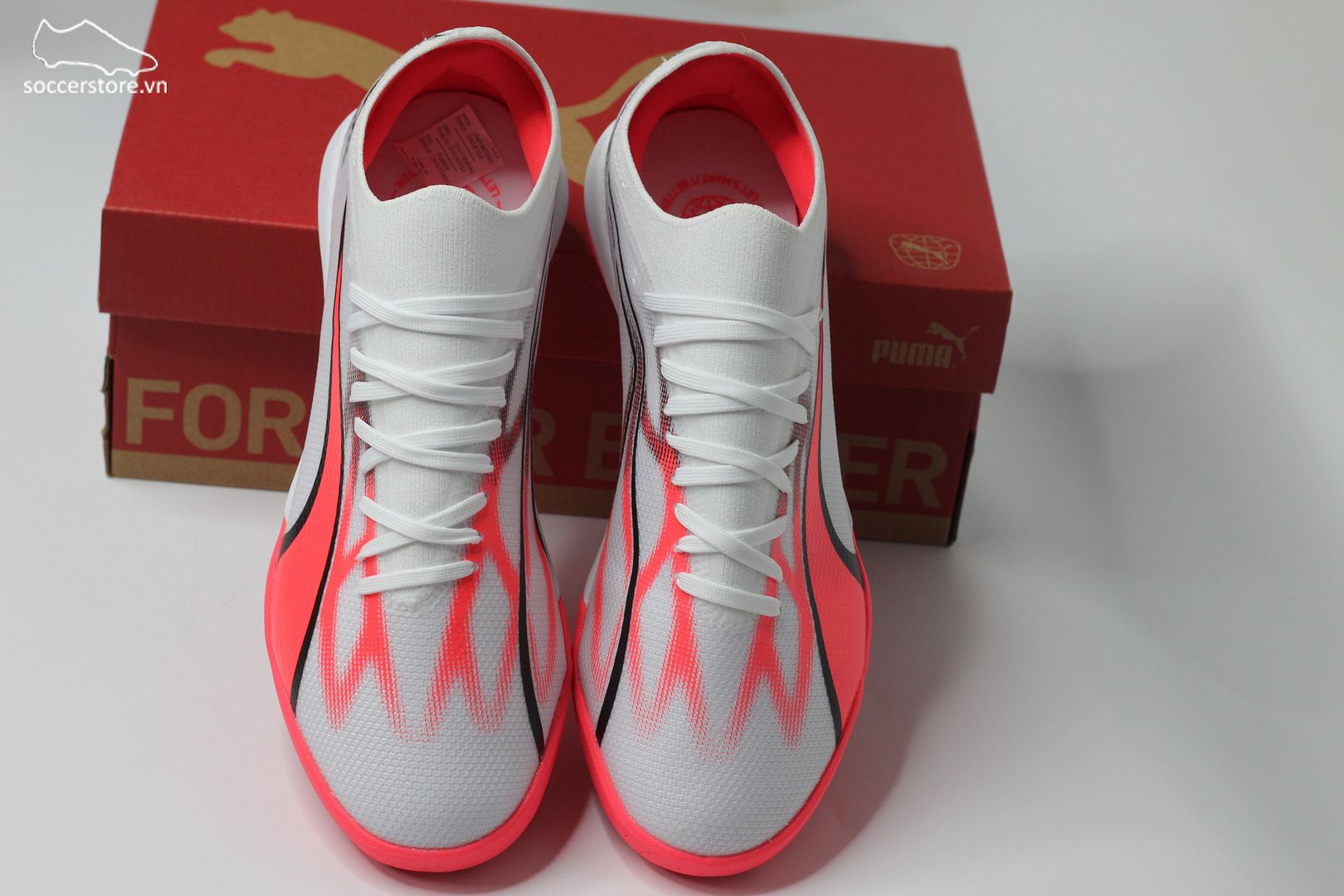 Puma Ultra Match TF Breakthrough pack màu trắng đỏ - 107521-01