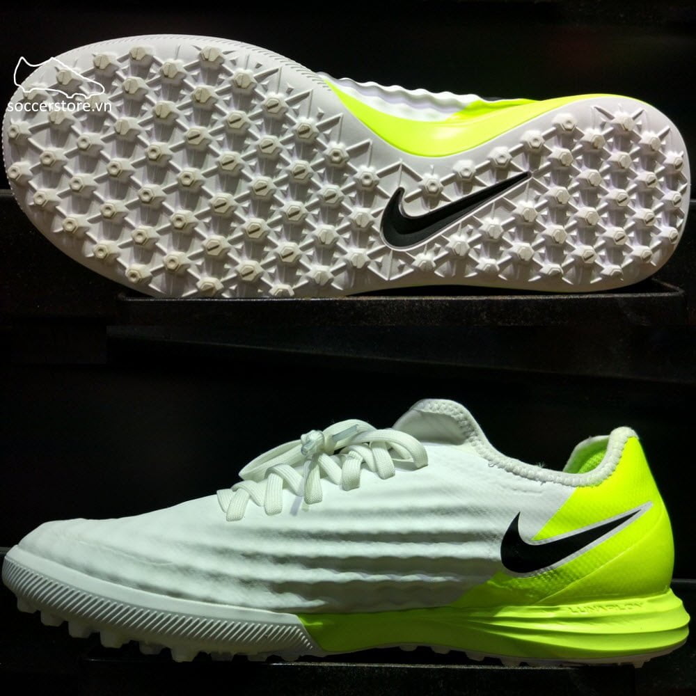 Nike MagistaX Finale II TF- White/ Black/ Volt 844446-107