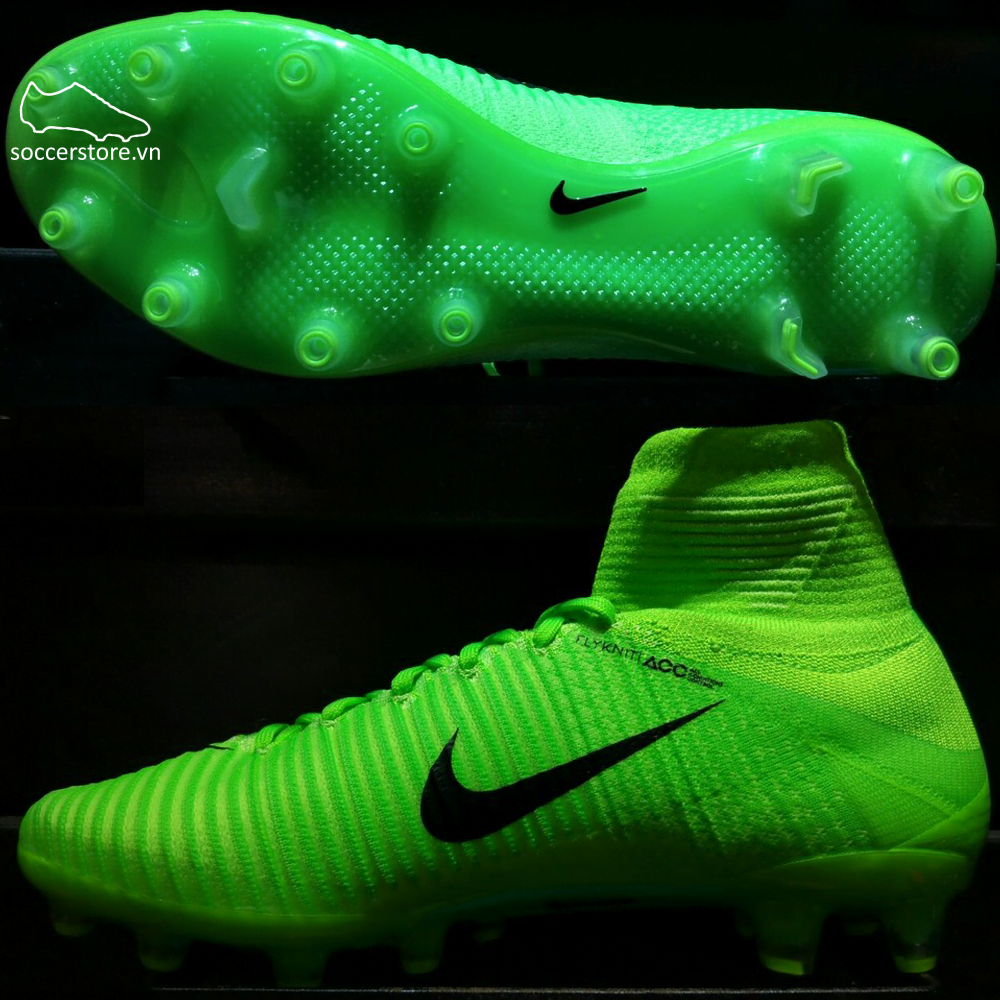 Nike Mercurial Superfly V AG Pro- Electric Green/ Black/ Flash Lime 831955-305
