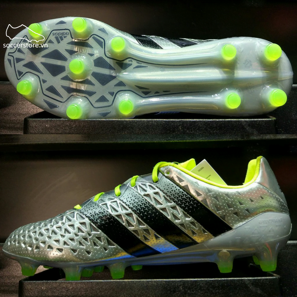 Adidas Ace 16.1 FG/AG- Siver Metallic/ Core Black/ Solar Yellow S79661