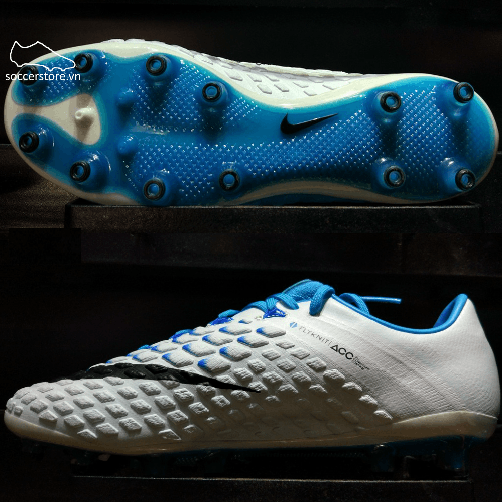 Nike Hypervenom Phantom III AG Pro- White/ Black/ Photo Blue 852566-104
