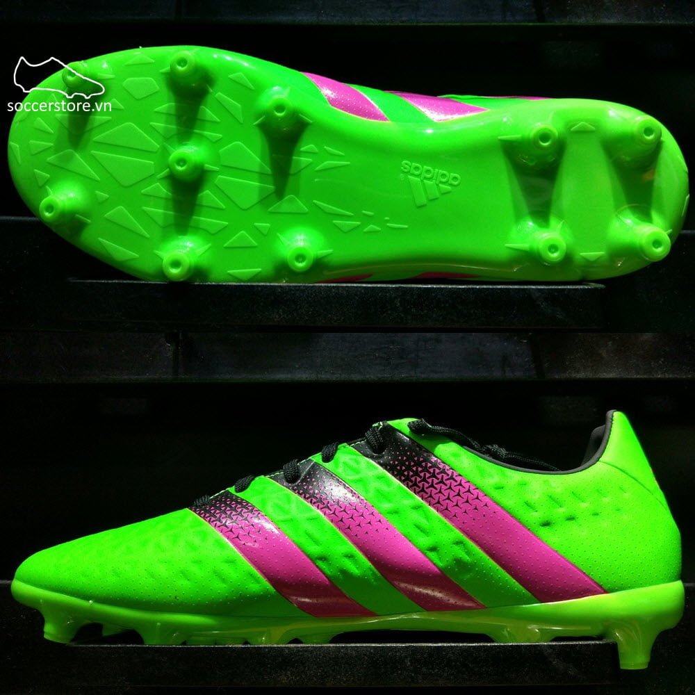 Adidas Ace 16.3 FG/AG- Solar Green/ Shock Pink/ Core Black AF5145