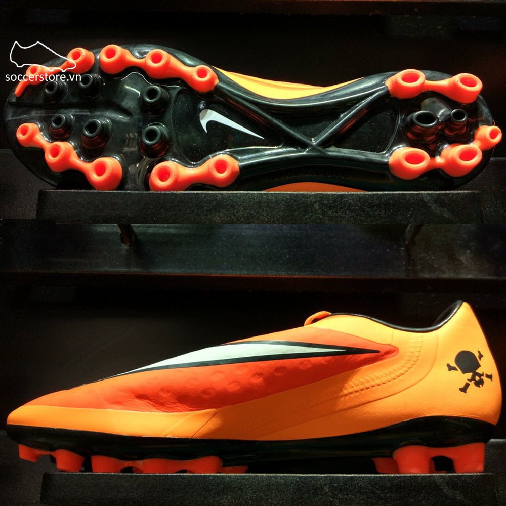 Nike Hypervenom Phatal AG- Hyper Crimson/ White/ Atomic Orange 599727-800