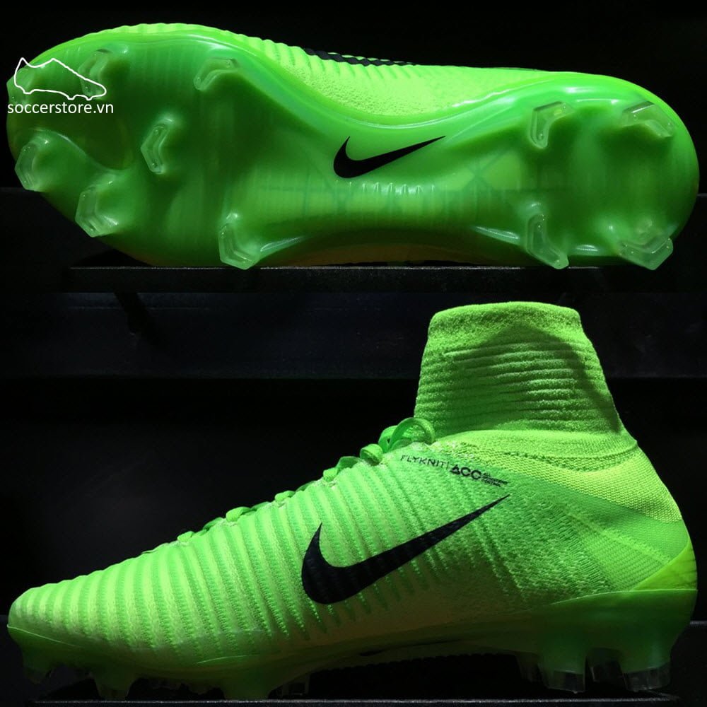 Nike Mercurial Superfly V FG- Electric Green/ Black/ Ghost Green 831940-305