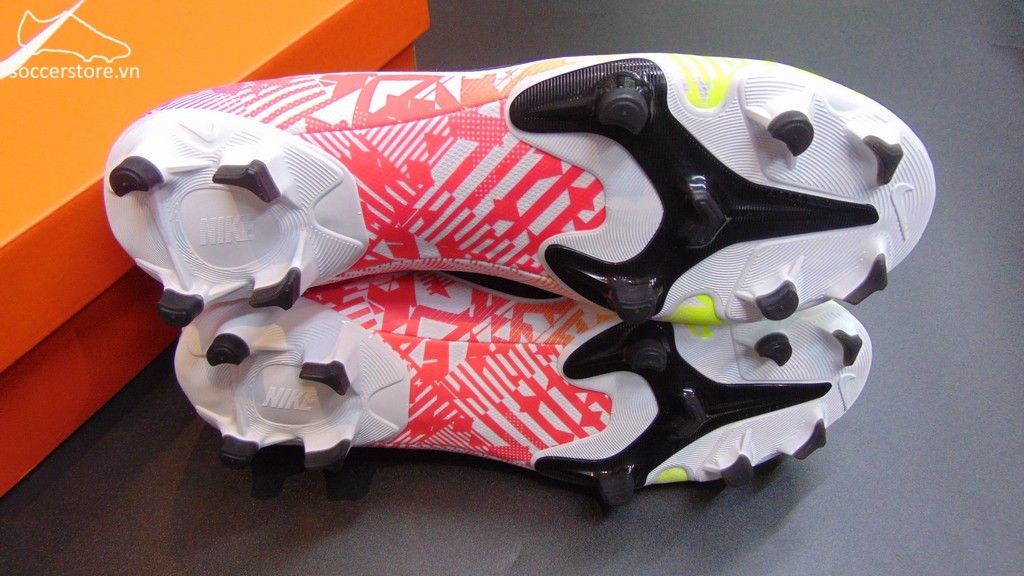 Nike Mercurial Vapor XIII Academy Neymar FG Jogo Prismatico- White/ Black/ Racer Blue/ Volt AT7960-104