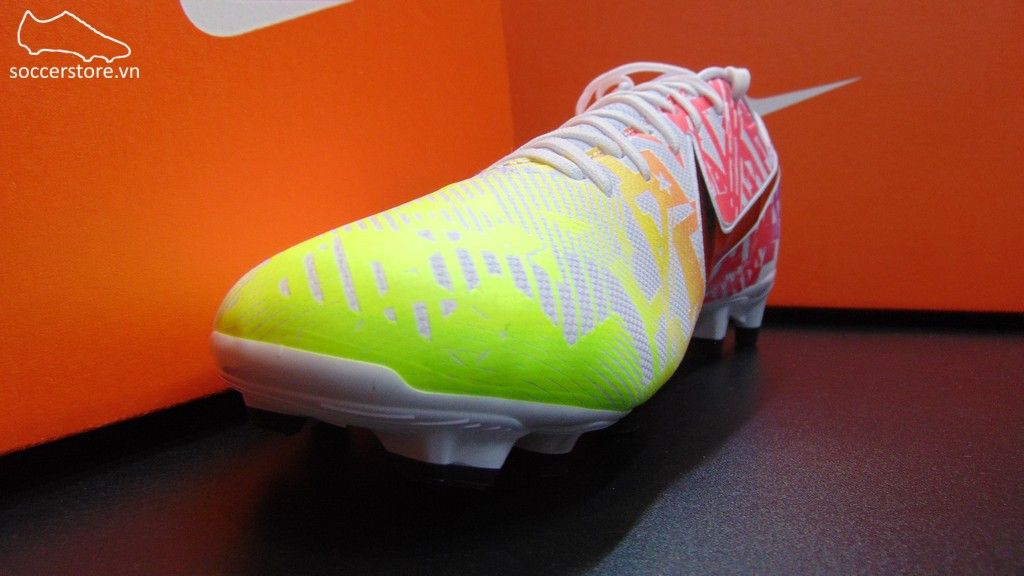 Nike Mercurial Vapor XIII Academy Neymar FG Jogo Prismatico- White/ Black/ Racer Blue/ Volt AT7960-104