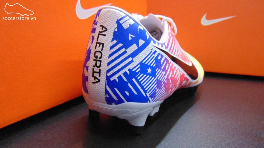 Nike Mercurial Vapor XIII Academy Neymar FG Jogo Prismatico- White/ Black/ Racer Blue/ Volt AT7960-104