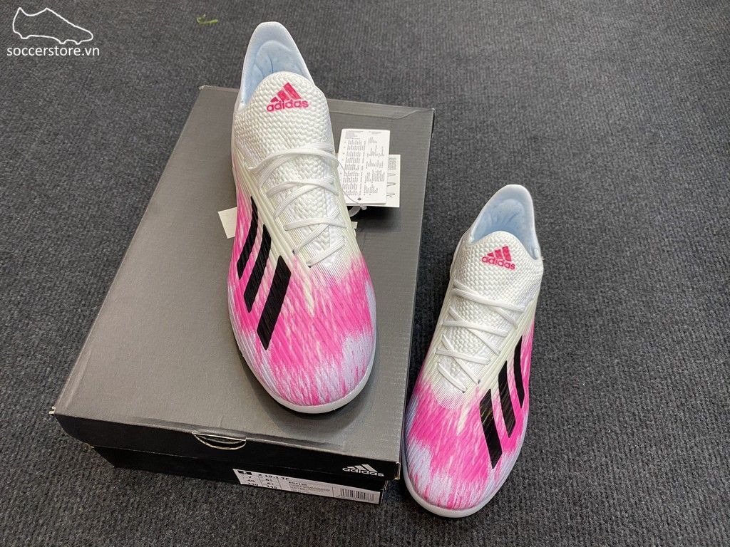 Adidas X 19.1 TF Uniforia - White/ Core Black/ Shock Pink EG7135