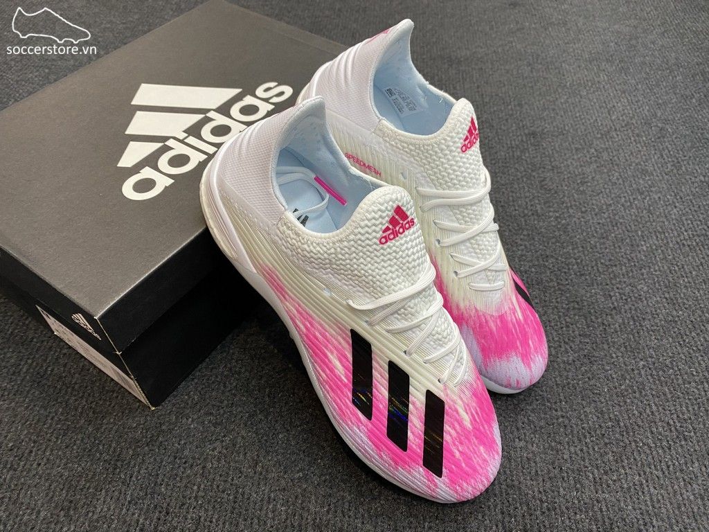 Adidas X 19.1 TF Uniforia - White/ Core Black/ Shock Pink EG7135