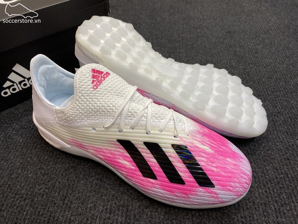 Adidas X 19.1 TF Uniforia - White/ Core Black/ Shock Pink EG7135