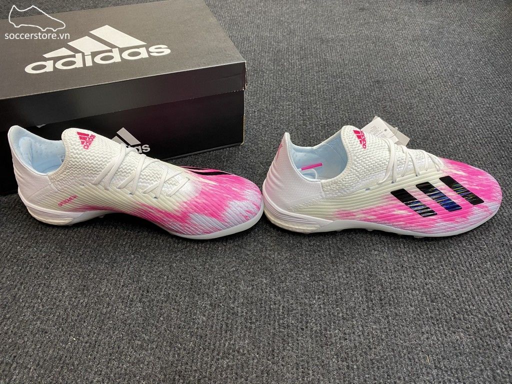 Adidas X 19.1 TF Uniforia - White/ Core Black/ Shock Pink EG7135