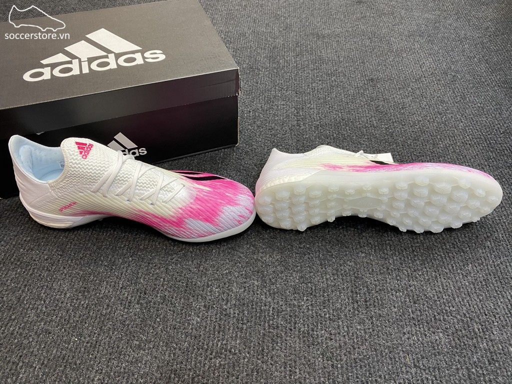 Adidas X 19.1 TF Uniforia - White/ Core Black/ Shock Pink EG7135