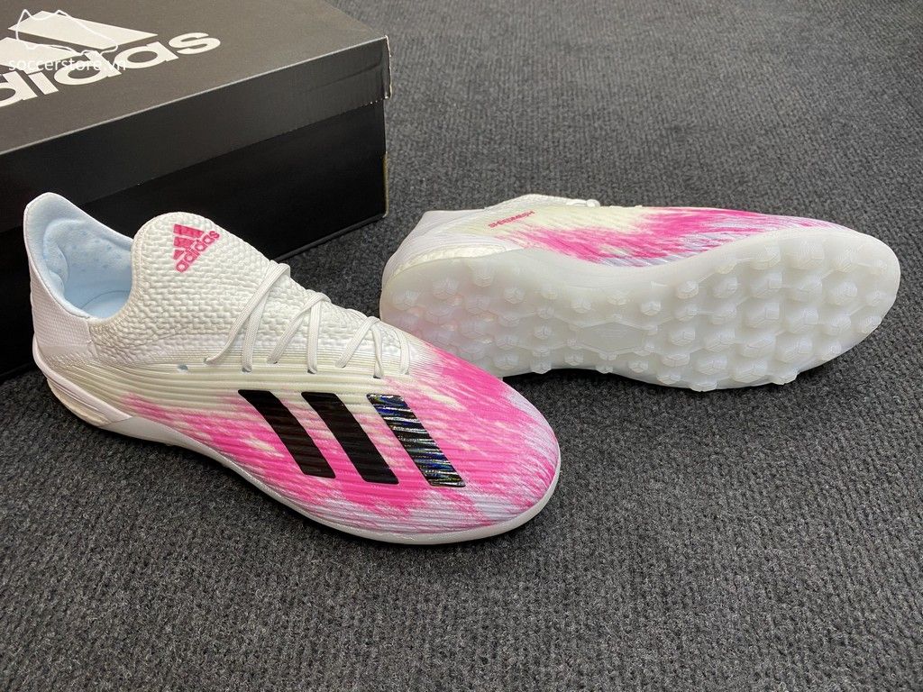 Adidas X 19.1 TF Uniforia - White/ Core Black/ Shock Pink EG7135