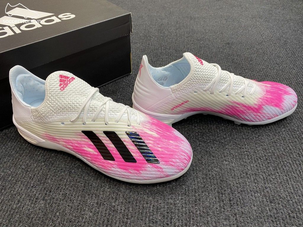 Adidas X 19.1 TF Uniforia - White/ Core Black/ Shock Pink EG7135