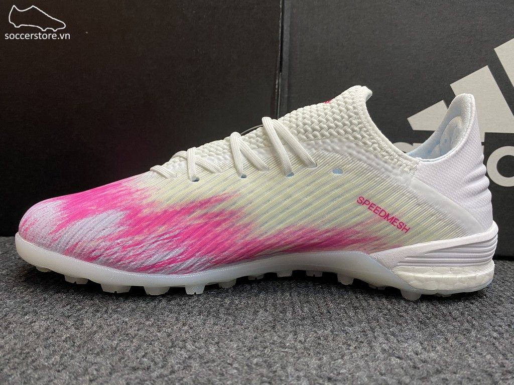 Adidas X 19.1 TF Uniforia - White/ Core Black/ Shock Pink EG7135
