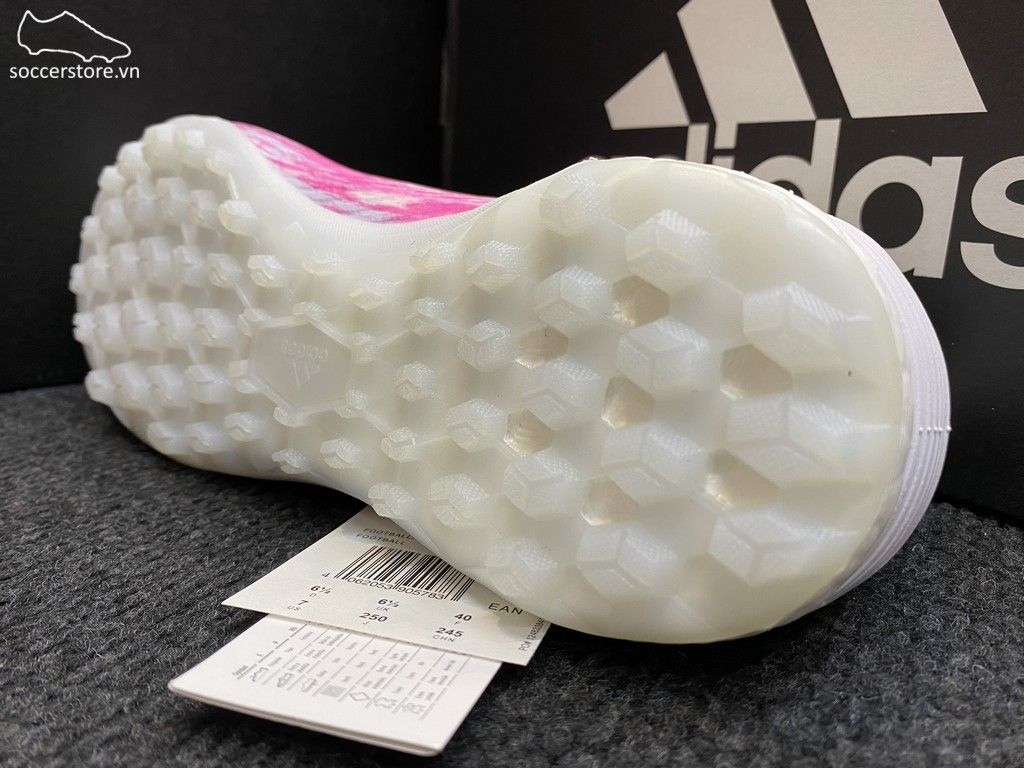 Adidas X 19.1 TF Uniforia - White/ Core Black/ Shock Pink EG7135