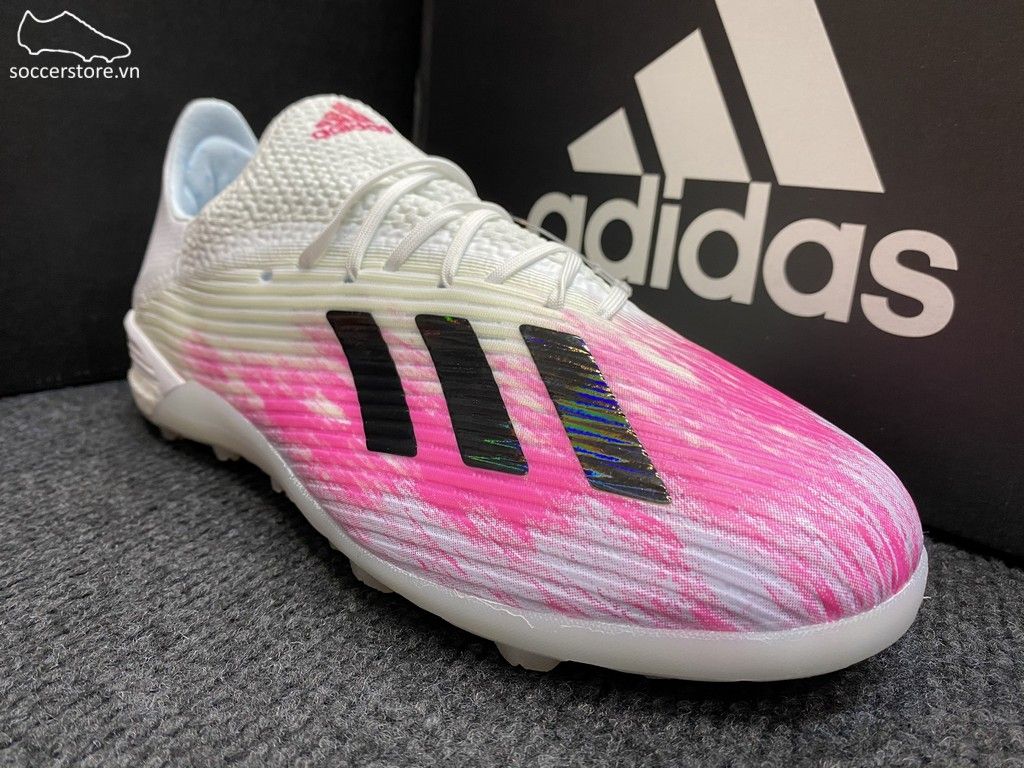 Adidas X 19.1 TF Uniforia - White/ Core Black/ Shock Pink EG7135