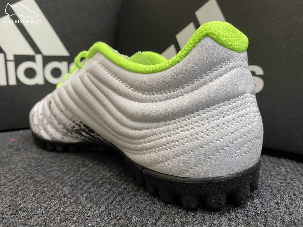 Adidas Copa 20.4 TF Uniforia- White/ Core Black/ Signal Green G28520