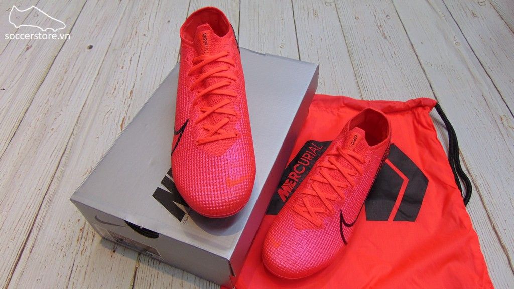 Nike Mercurial Vapor XIII Elite FG- Laser Crimson/ Black AQ4176-606