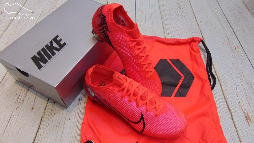 Nike Mercurial Vapor XIII Elite FG- Laser Crimson/ Black AQ4176-606