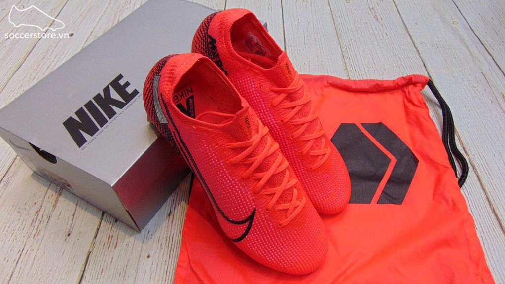 Nike Mercurial Vapor XIII Elite FG- Laser Crimson/ Black AQ4176-606