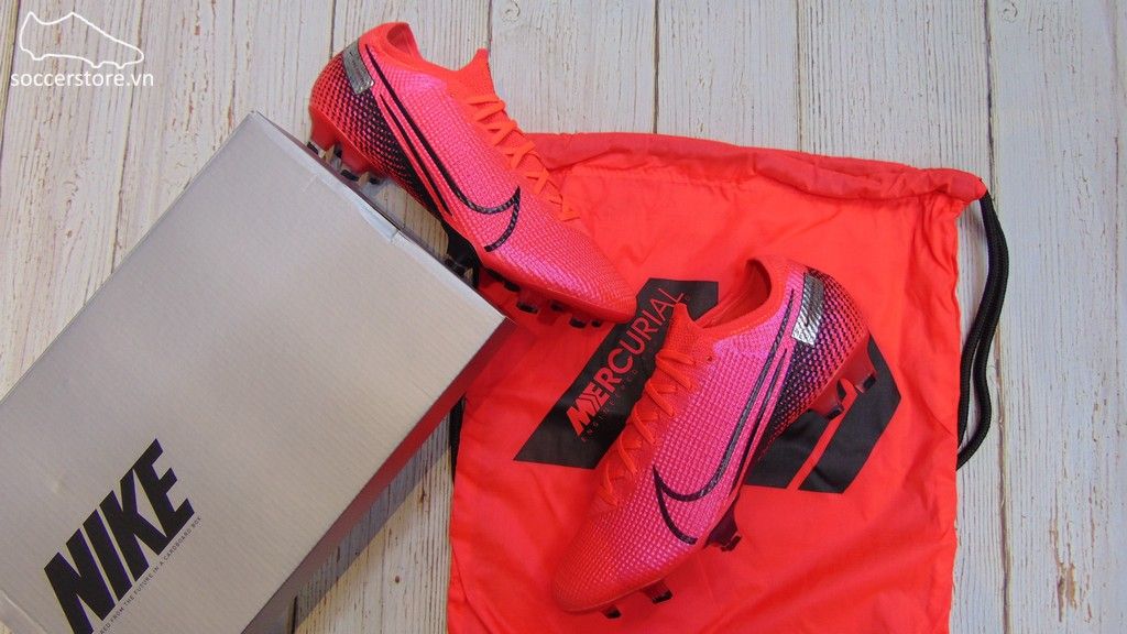Nike Mercurial Vapor XIII Elite FG- Laser Crimson/ Black AQ4176-606