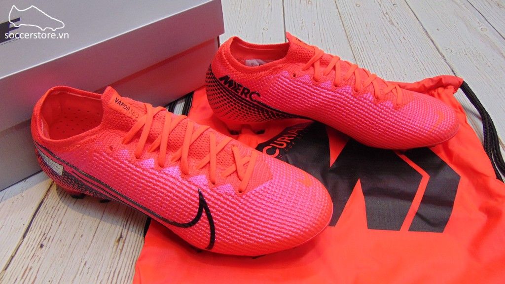 Nike Mercurial Vapor XIII Elite FG- Laser Crimson/ Black AQ4176-606