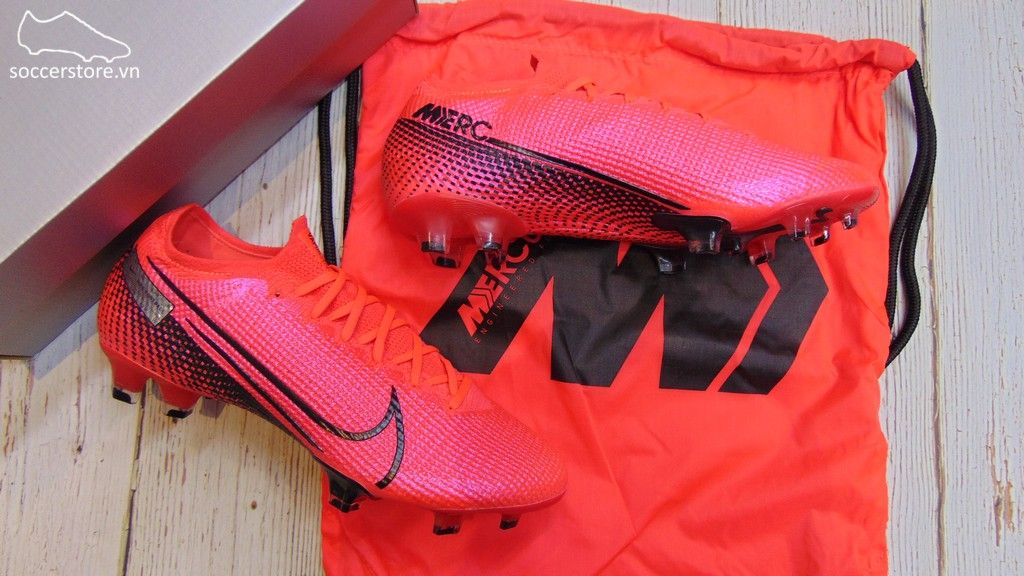 Nike Mercurial Vapor XIII Elite FG- Laser Crimson/ Black AQ4176-606