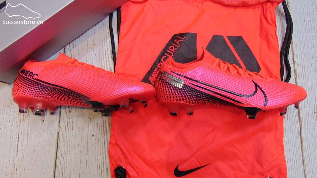 Nike Mercurial Vapor XIII Elite FG- Laser Crimson/ Black AQ4176-606