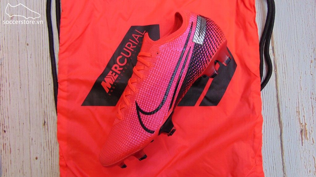 Nike Mercurial Vapor XIII Elite FG- Laser Crimson/ Black AQ4176-606