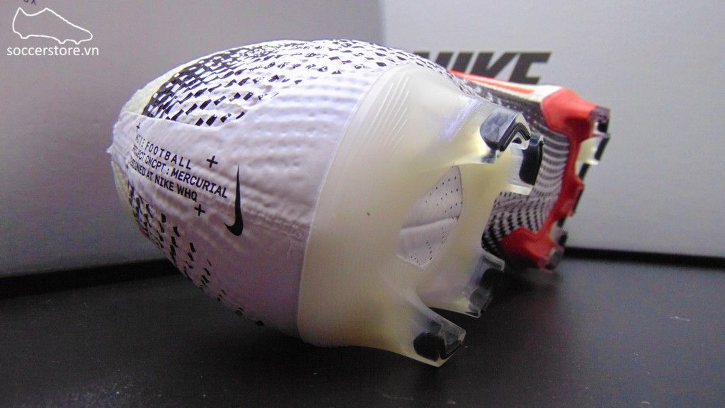 Nike Mercurial Vapor XIII Elite FG- White/ Laser Crimson/ Black AQ4176-160