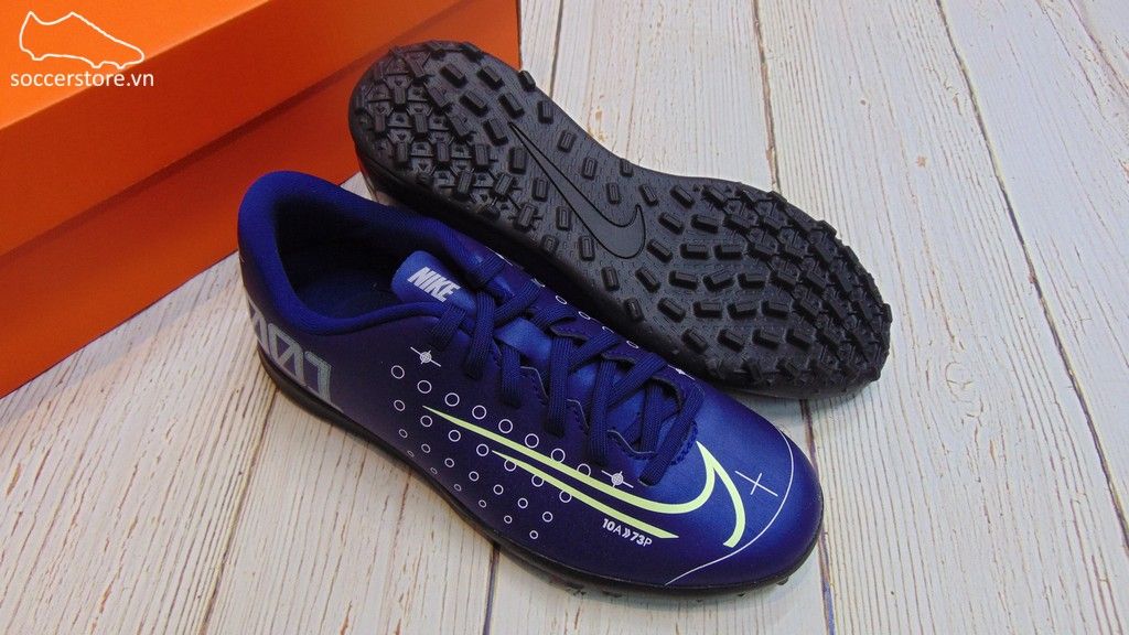 Nike Dream Speed Mercurial Vapor XIII Club MDS Kids TF- Blue Void/ Volt/ Black  CJ1179-401